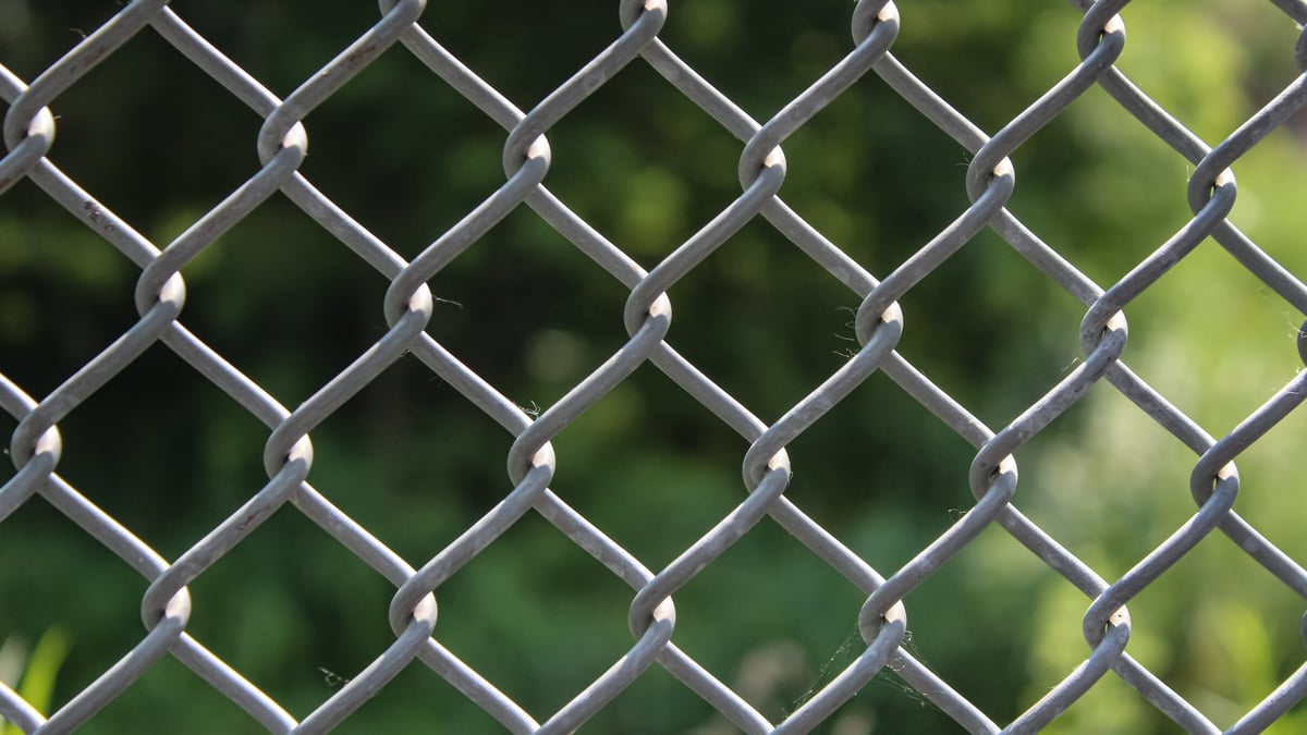 Chain link fence